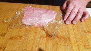 How to make Pork Schnitzel. Flattened pork cutlet